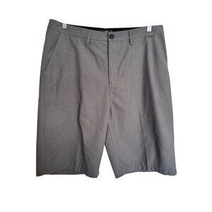 Hurley Gray Men's Shorts Size 36 Pockets 11" inseam Golf NWOT